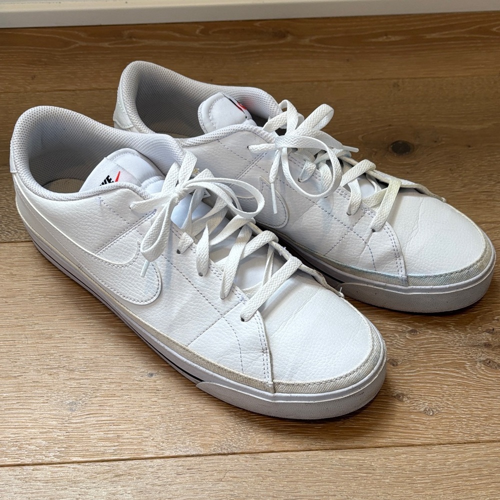 Nike Classic White and Gray Sneakers